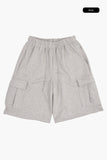 Easy sweat cargo bermuda pants