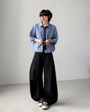 Pinto Stripe Crop Shirt