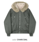 Laurent Raccoon Bomber Padding