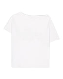 HOTFIX ONE-SHOULDER UNBALANCE T-SHIRT