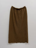 Tuba Wrinkle Banding Long Skirt