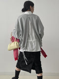 Reverse Slit Over Fit Sweatshirt