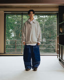 Boxing Pocket Collar Sweat Shirt