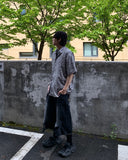 Dark Destroyed Damage Bermuda Denim