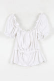 Mimi Square Frill Top