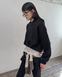 TUCK BALLOON SWEAT HOODIE