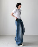 Ked Two Tuck Wide Denim