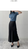 Tom Ribbed Mockneck Half T-Shirt