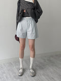 [Planning] Linen Two Tuck Wide Shorts