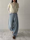 Shubi See-Through Half Blouse