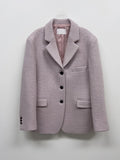 [wool 95%] Booth Hairy 3-button Overfit Jacket