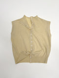 Maple Button Sleeveless Knit