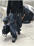Verity Two-Tuck Curved Denim Pants