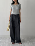 Soy Linen Raglan Short Sleeve Knit
