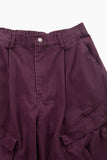 Garment dyeing cargo pants
