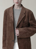[Premium] Gazelle Suede Overfit Jacket