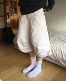 Maze Pintuck Bermuda Pants