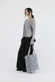 Ronnie Frill Cardigan Halter Tee