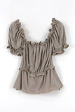 Mimi Square Frill Top