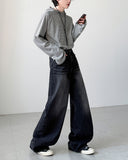 Col Brush Wide Denim