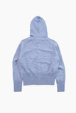 Button hood cardigan