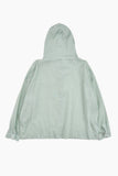 Maron check shirt hoodie