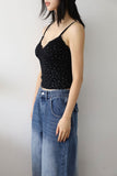 Floral lace sleeveless cardigan set