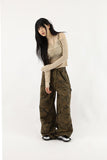 Cargo printed military pants