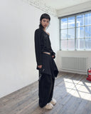 ONE-TUCK WIDE SWEAT PANTS