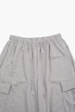 Easy sweat cargo bermuda pants