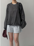 Logis Overfit Nylon Sweatshirt