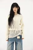Crop Care Knitting Cardigan