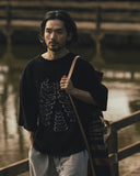 【ANGLAN x HEKA】Wood Bone Half Tee