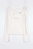 Noi Button Round Tee