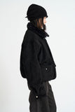 Suede fur lining mustang jacket