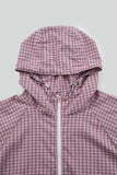 Pio check zip up shirt hoodie