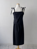 [Setup Available] Suet Stripe Bustier