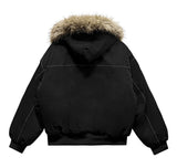 Laurent Raccoon Bomber Padding