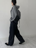 Stripe String Hood Jumper