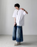 Damon Crop Wide Denim