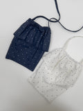 [Mini Bag SET] Frill Dot Sleeveless Blouse