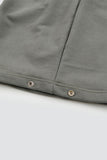 Ness snap tuck bermuda pants