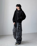 Dome High Neck Crop Hoodie