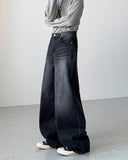 Col Brush Wide Denim