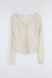 May Frill Thin Cardigan