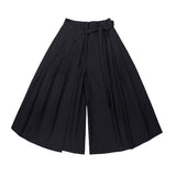 Drape Wrap Skirt Pants
