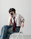 Apple Stripe Roll-up Shirt