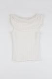 Miller Net Off-Shoulder Top