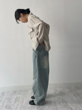 Gente Two Pocket See-Through Blouse