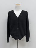[wool30%] Basic Haji Wool V-Neck Cardigan